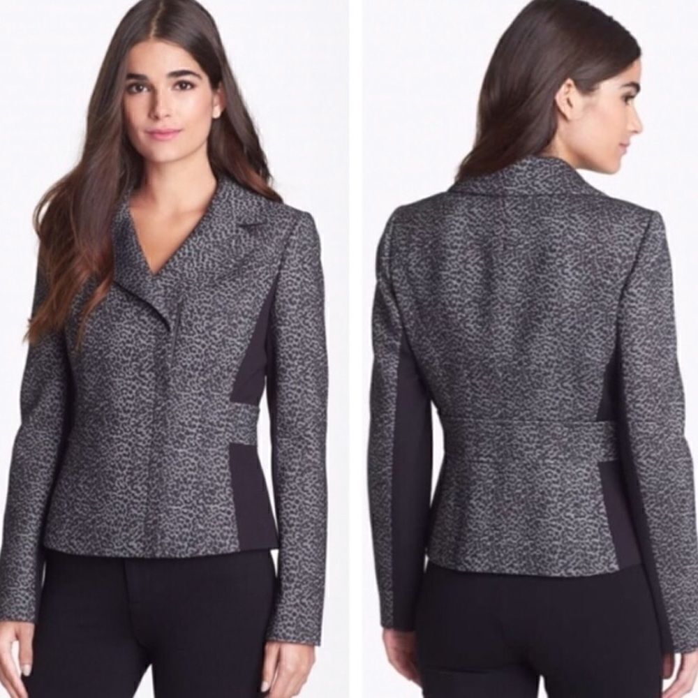Classiques Entier Perfect Condition Chic Leopard Jacquard Jacket